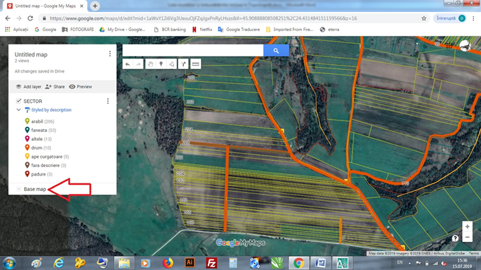 POLILINII 2D in google earth cu Topograph TOPOCOM.png